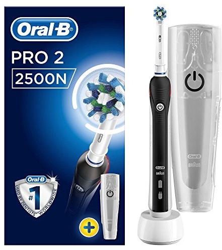 Oral-B PRO 2500 Electric rechargeable toothbrush Powered by brązowy  Black (Packaging may wary) by Oral-B 80250437