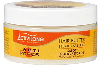 Black Activi Long ACTi Force Hair masła Castor Oil llave kastoroel i llave-Butter 100 ML 8048