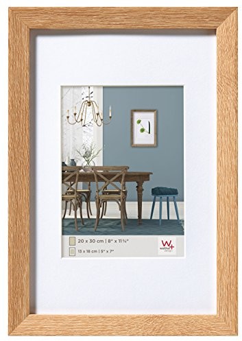 Walther wzornictwo fiorito rama drewniana ramka na zdjęcia, drewno, dąb jasny, 15 x 20 cm EF520E