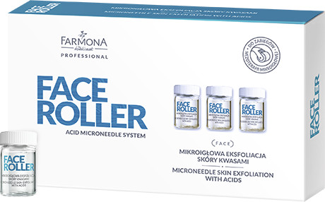 Farmona Face&Body Roller mikroigłowa eksfoliacja skóry kwasami 5x5ml ROL0002