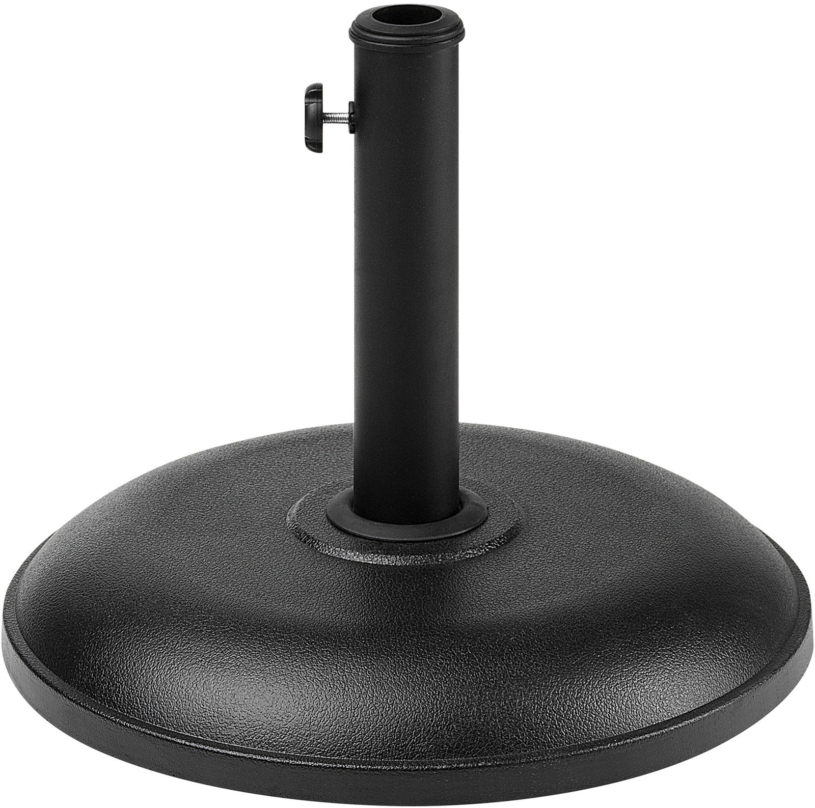Beliani Podstawa pod parasol czarna 45 cm CONCRETE