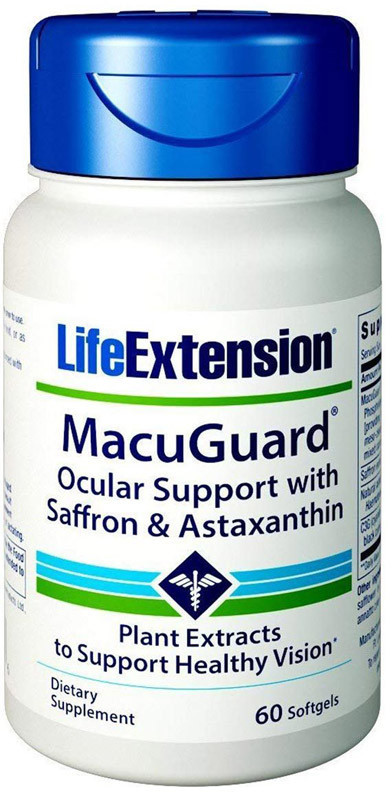 LIFE EXTENSION LIFE EXTENSION Macu Guard Ocular Support With Saffron 60caps