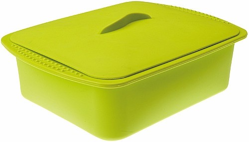 Ibili Parowar silikonowy 2.5L 870428 nieprzywierający, do piekarnika lub mikrofali