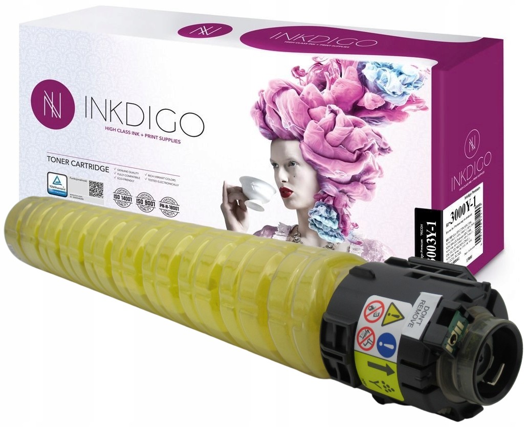 Toner zamienny do Ricoh MPC3003 C3004 C3504 Yellow