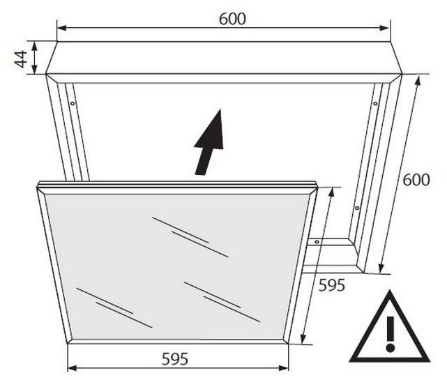 Eko-Light RAMKA 600X600 DO PANELU LED EKP6196