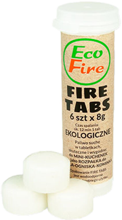 Eco Fire Paliwo stałe Eco Fire ekologiczne w tubie 6 x 8 g