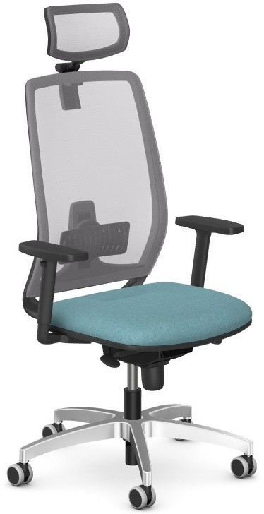 Intarseating Krzesło biurowe LIRA z zagłówkiem siatkowym KA-LIRA-TS-101-01