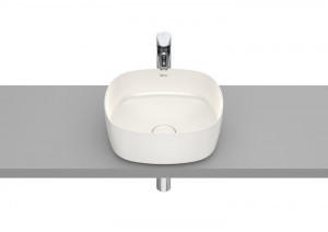 Roca A327502650 INSPIRA SOFT Umywalka nablatowe 370x370 OCT FINECERAMIC BEŻ