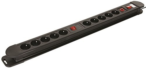 Velleman 52121 Steckdosenleiste ochrona przeciwprzepięciowa 10 gniazd 1,5 m