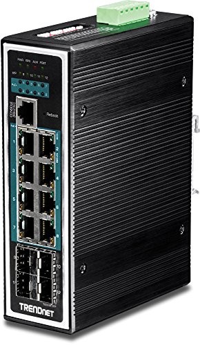 TRENDnet Trendnet TI-pg1284i 12 port Rail Switch Czarny TI-PG1284I
