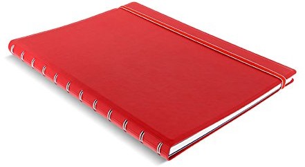 Filofax A4, wielokrotnego napełniania, czerwony 115023