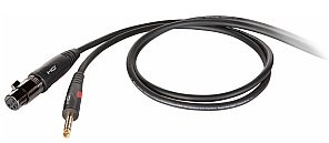 Die Hard Die Hard DHG210LU5 zbalansowany kabel z wtyczkami stereo Jack 6,3 mm na żeńskie XLR 3P Die Hard Gold. 5 m długości. DHG210LU5