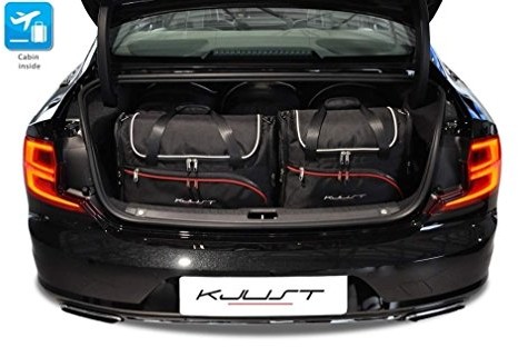 Kjust Carbags massges cheniderte Auto kieszenie fr Volvo S90, II, 2016-rolki z kieszeniami zestaw kjust univ
