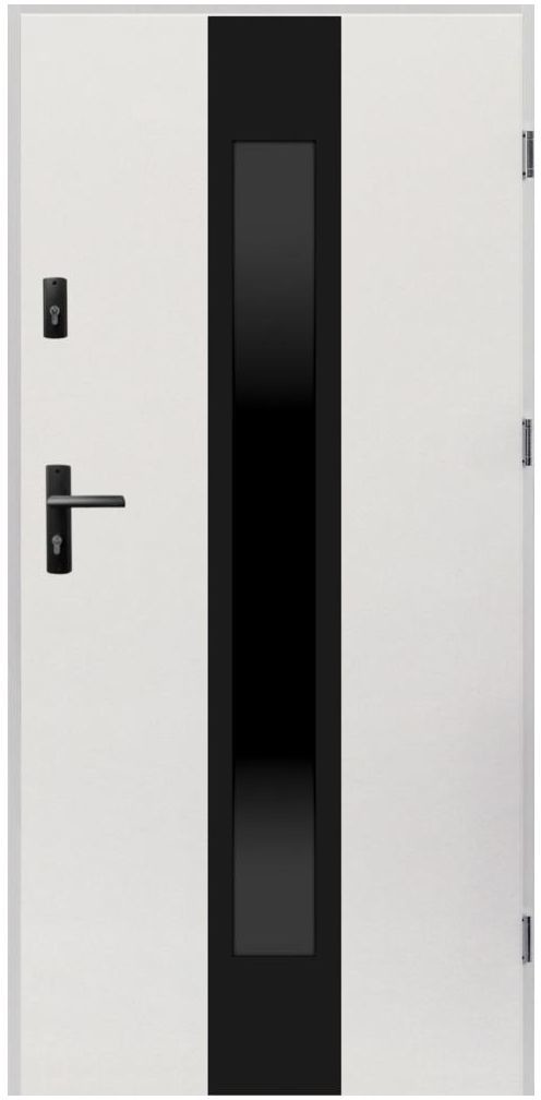 EVOLUTION Drzwi wejściowe PRATO Białe 90 Prawe EVOLUTION