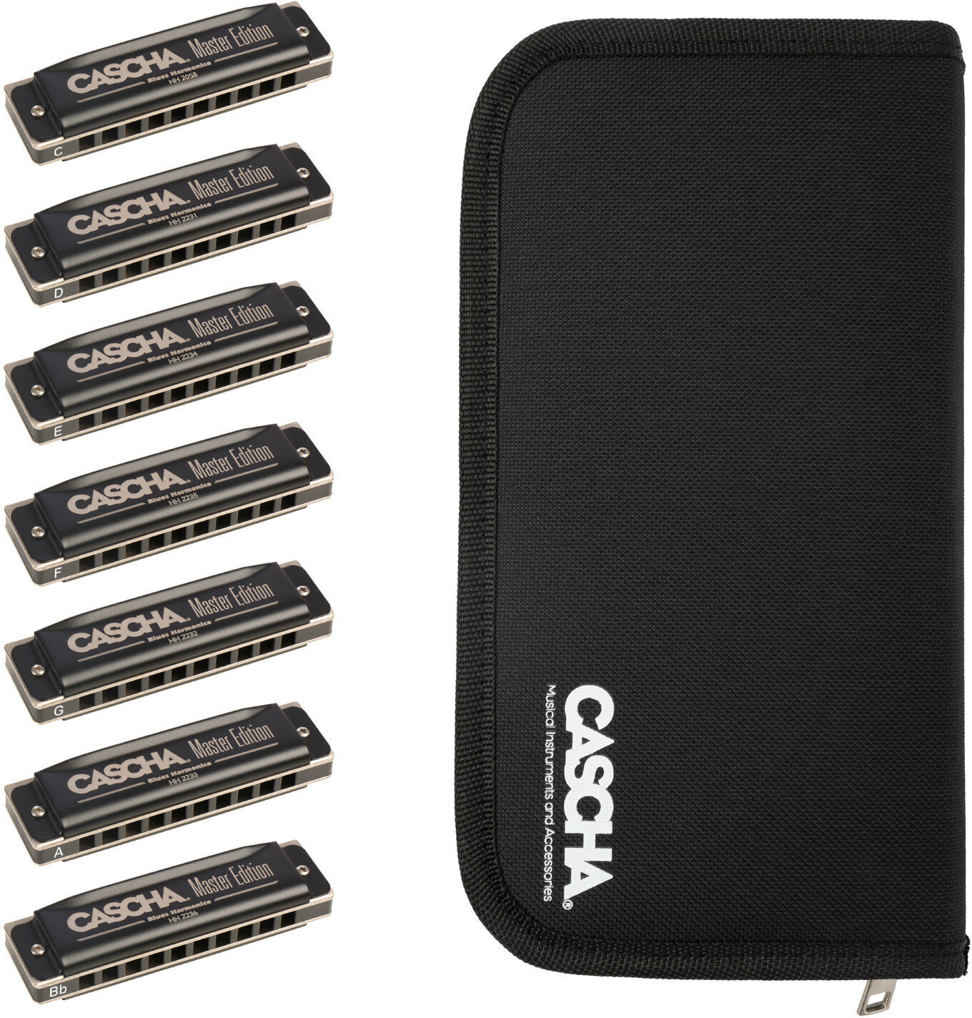 Cascha Cascha HH2248 Master Edition Blues Harmonica Set