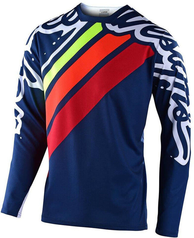 Troy lee designs Troy Lee Designs Sprint Factory Koszulka rowerowa z długim rękawem, navy/red M 2020 Koszulki MTB i Downhill 323 782 003