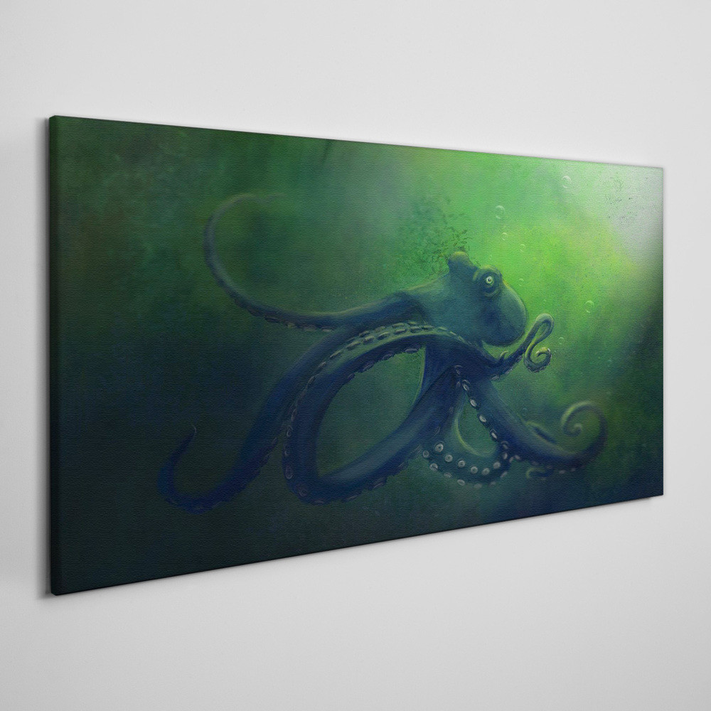 PL Coloray Obraz Canvas woda ryba ośmiornica 100x50cm
