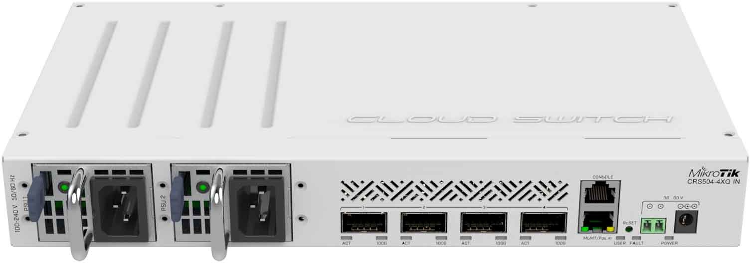Mikrotik Cloud Router Switch CRS504-4XQ-IN CRS504-4XQ-IN