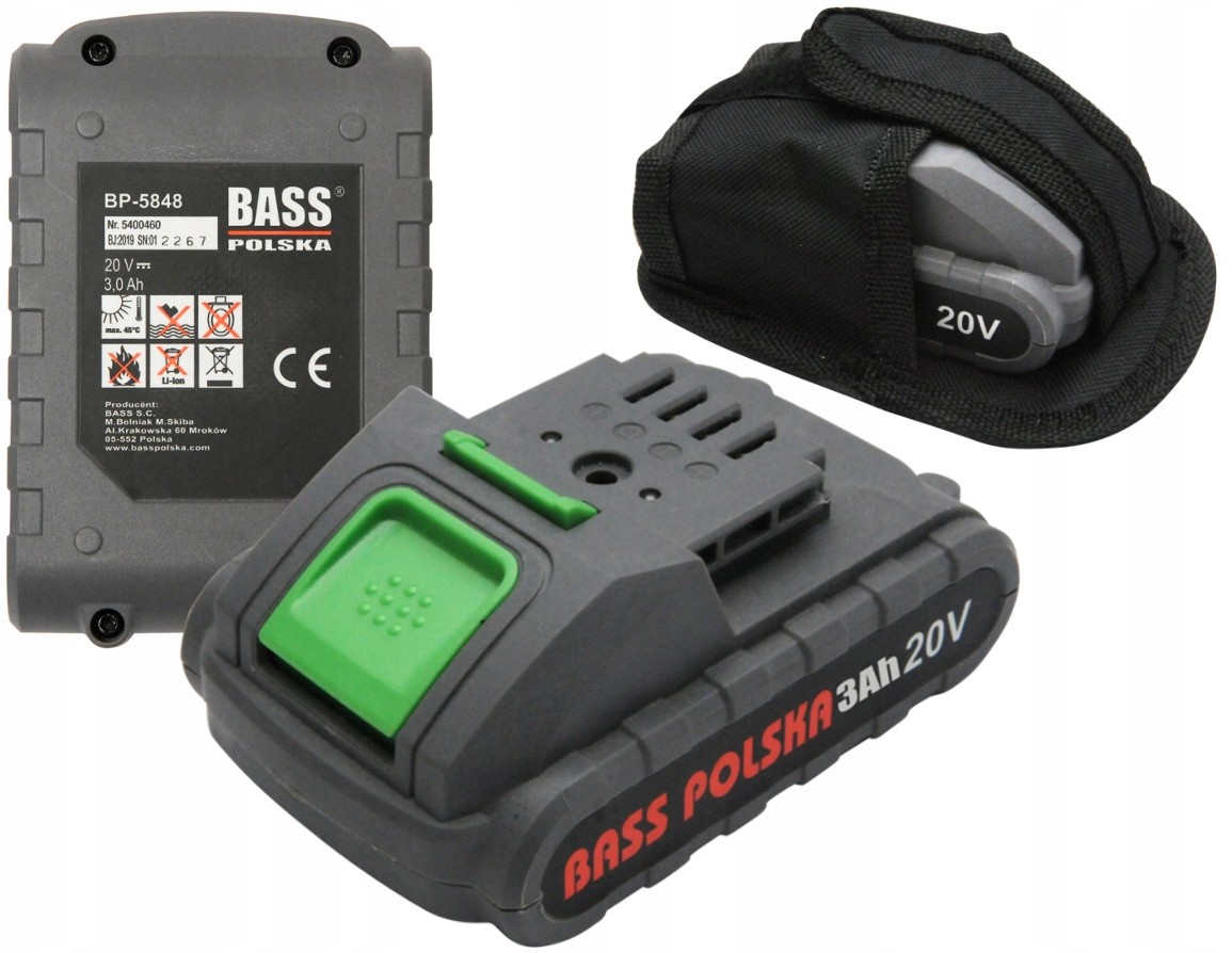 Bass Polska Bateria 3Ah Akumulator Do Narzędzi 20V