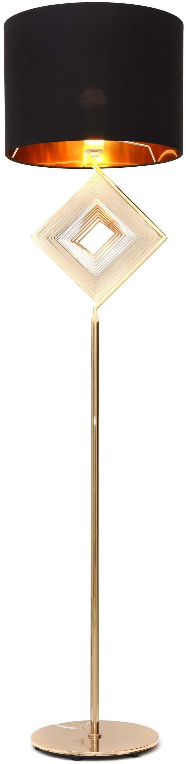 Lumina Deco Deco LAMPA STOJĄCA PODŁOGOWA CZARNO-ZŁOTA BENARDI DECO LDF 5529 (GD+BK