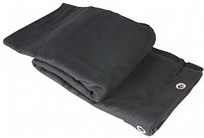 Adam Hall Adam Hall 0152 X 63 - Molton sceniczny B1 z oczkami, 6 x 3 m 0152X63