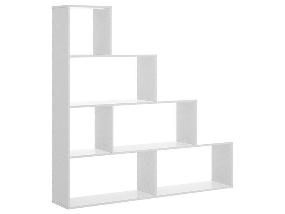 Vente-Unique Regał RAJA - 6 wnęk - Kolor: biały