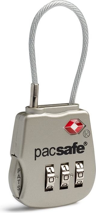 Pacsafe Kłódka do walizki, Prosafe 800, srebrna