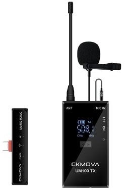 CKMOVA CKMOVA UM100 Kit3 - bezprzewodowy mikrofon na USB C B-STOCK
