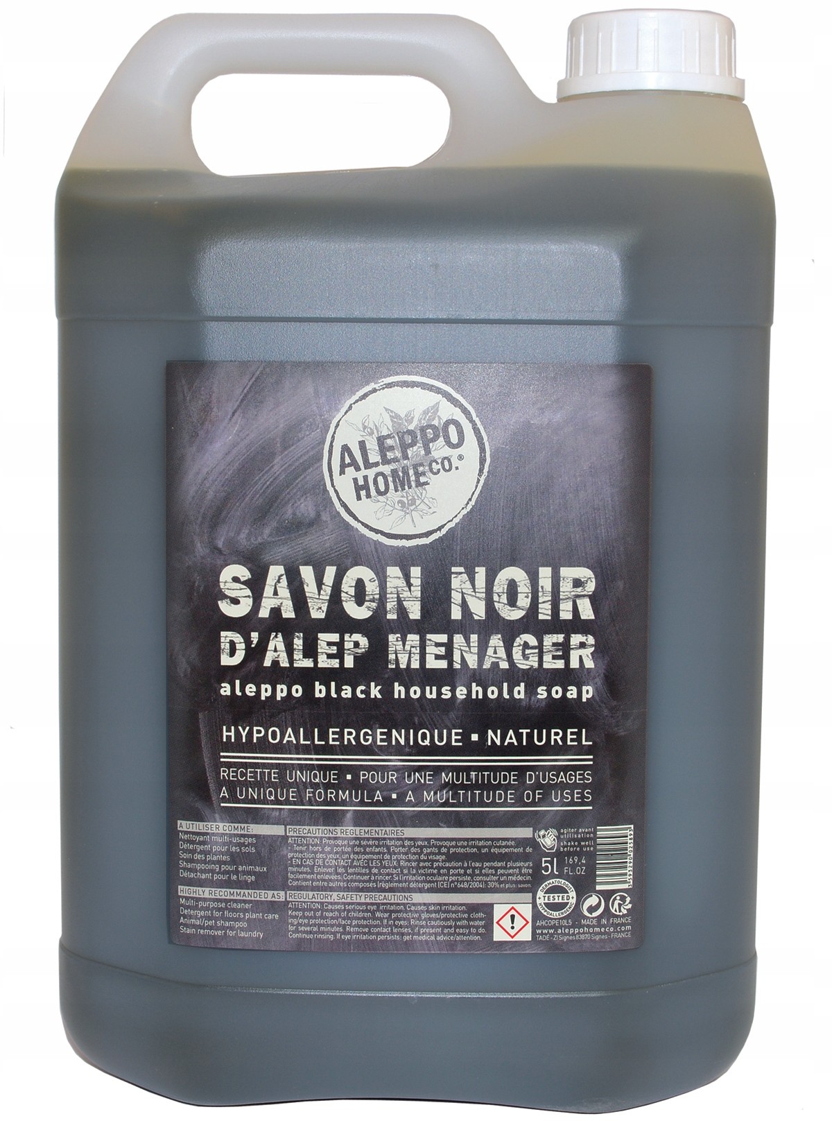 ALEPPO Mydło Czarne naturalny środek czystości 5l