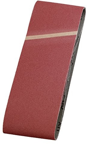 Korund kwb kwb 3 x taśma szlifierska, 100 x 610 mm, K-120, szlachetny do drewna i metalu, papier ścierny do szlifierek taśmowych/szlifierek 9145-12