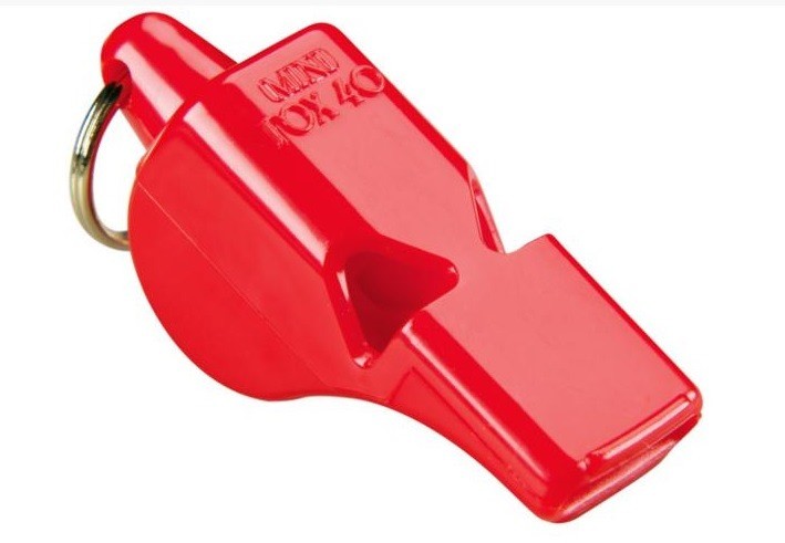 Fox Gwizdek sędziowski 40 Mini Safety czerwony 9803-0108