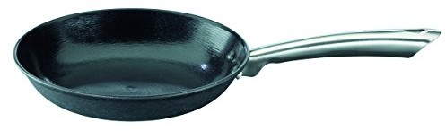 GSW 714242 patelnia z odlewu stalowego profesjonalnie bez pokrywki, czarna, 24 cm 714242