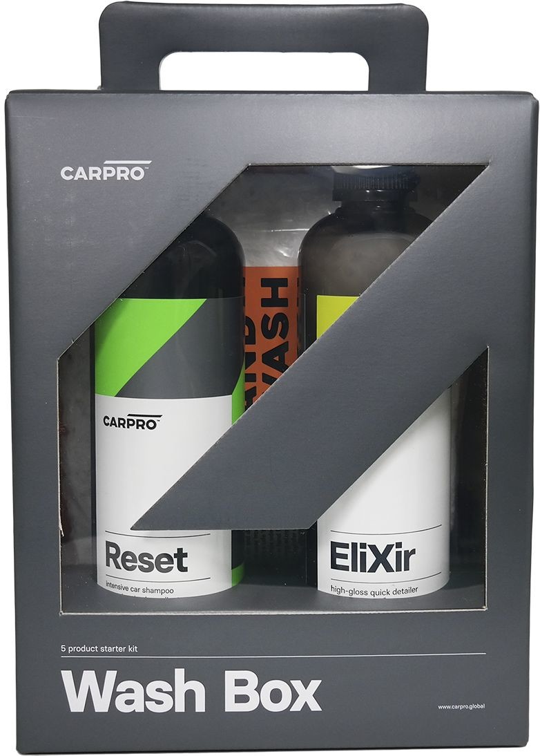 CARPRO CQUARTZ CarPro Wash Box zestaw do pielęgnacji lakieru, idealny dla początkujących CAR000293