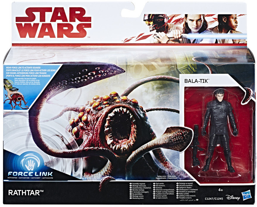 Hasbro Star Wars, Force Link zestaw Rathtar i figurka Balatik, C1245/C1247