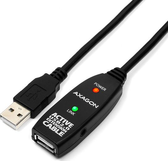 Axagon Kabel USB  Aktywny kabel przedłużający USB 2.0 A-M > A-F 10m ADR-210 ADR210