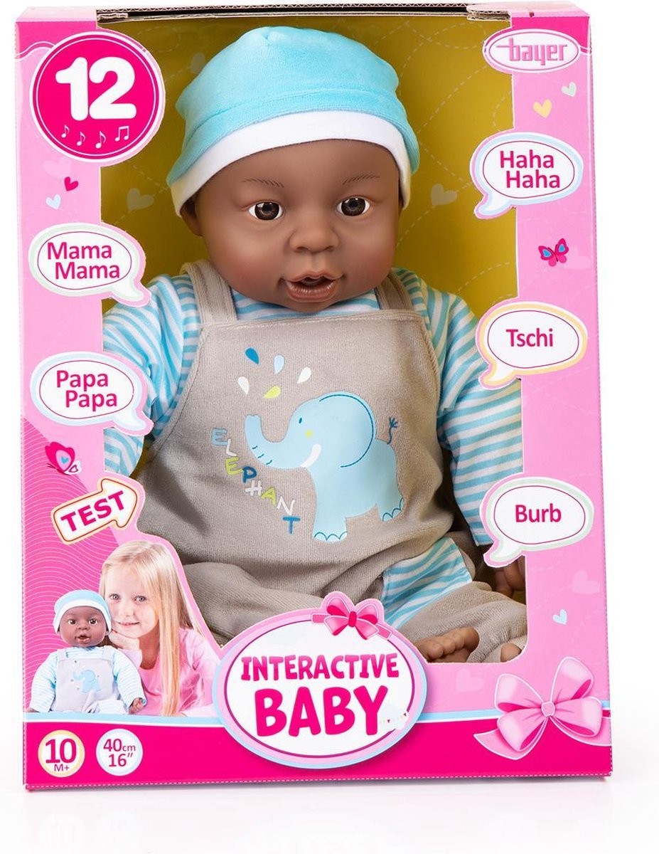 Bayer Lalka Interaktywna Baby 40cm  Design