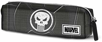KARACTERMANIA Karactermania Punisher Punisher-Quadrat HS piórnik, 22 cm, czarny