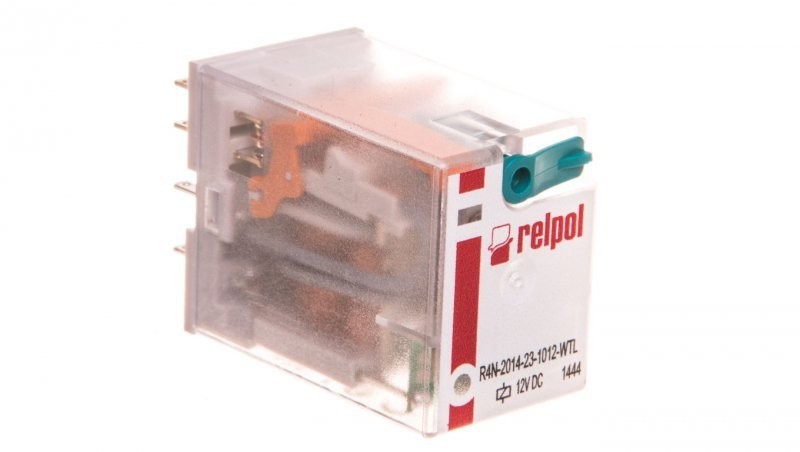 Relpol Przekaźnik przemysłowy 4P 12V DC AgNi R4N-2014-23-1012-WTL 860613