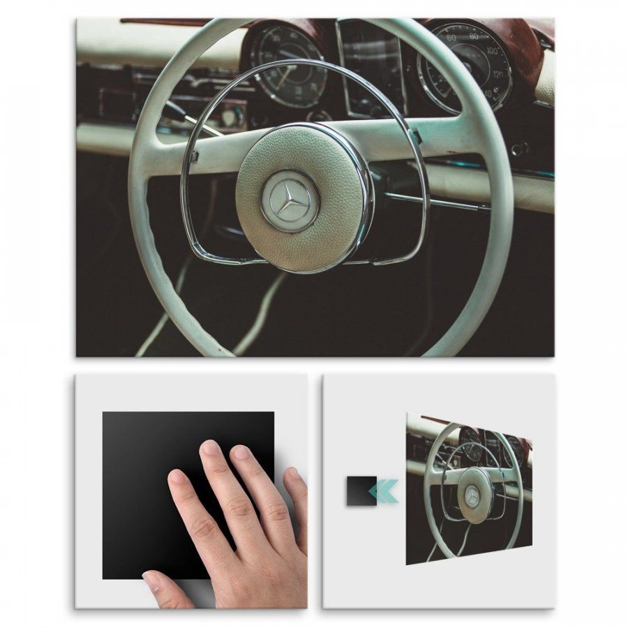 Pix4home Plakat metalowy elegancja Mercedesa L POS-L-01526