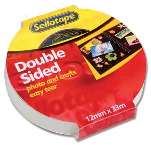 Sellotape dwustronna taśma klejąca 25 MM X 33 m Ref 1447052 [6 sztuka] 12 mm 1447057