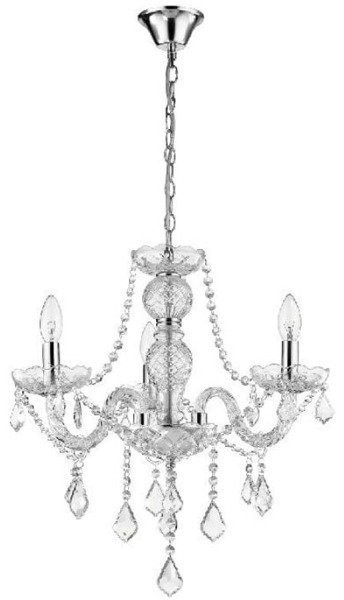 Light Prestige Żyrandol ze szkła CRISTALLO III kryształki LP-2940/3P-0