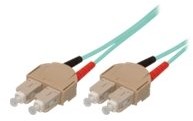 Tecline 39975910 OM3 włókno kabel światłowodowy ( m, 10,0 m) turkusowy 4048889018835