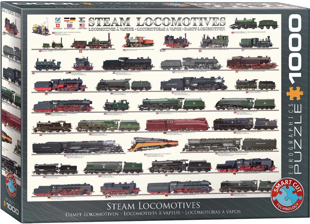 Eurographics Puzzle 1000 Steam Locomotives 6000-0090 -