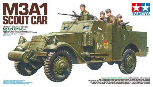 Tamiya Model plastikowy M3A1 Scout Car