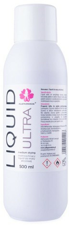 Allepaznokcie Liquid Ultra średnioschnący do akrylu 500 ml