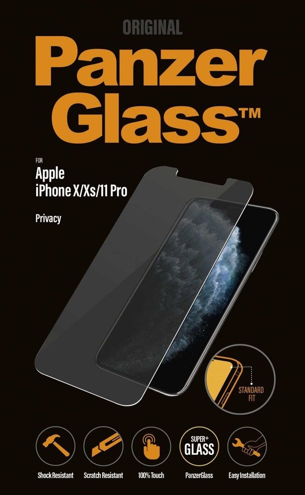PanzerGlass szkło ochronne Edge to Edge dla Apple iPhone Xr/11 czarne