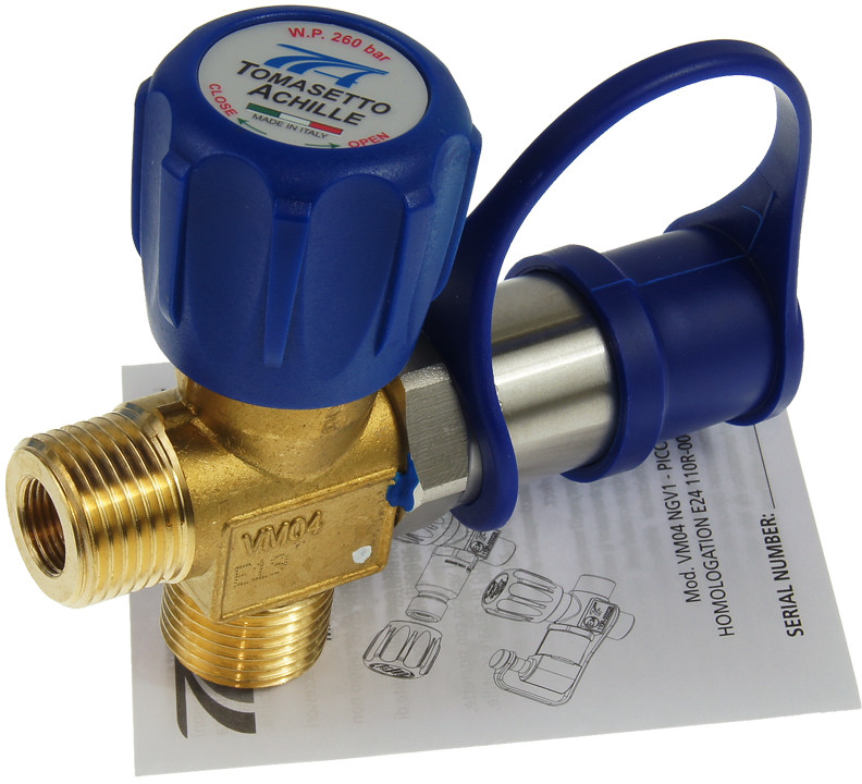 Tomasetto Ręczny zawór tankowania CNG VM04 NGV1