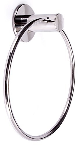 MSV pierścień na ręcznik ze stal nierdzewna polerowana lustra, wielokolorowa, 30 x 20 x 15 cm 141259