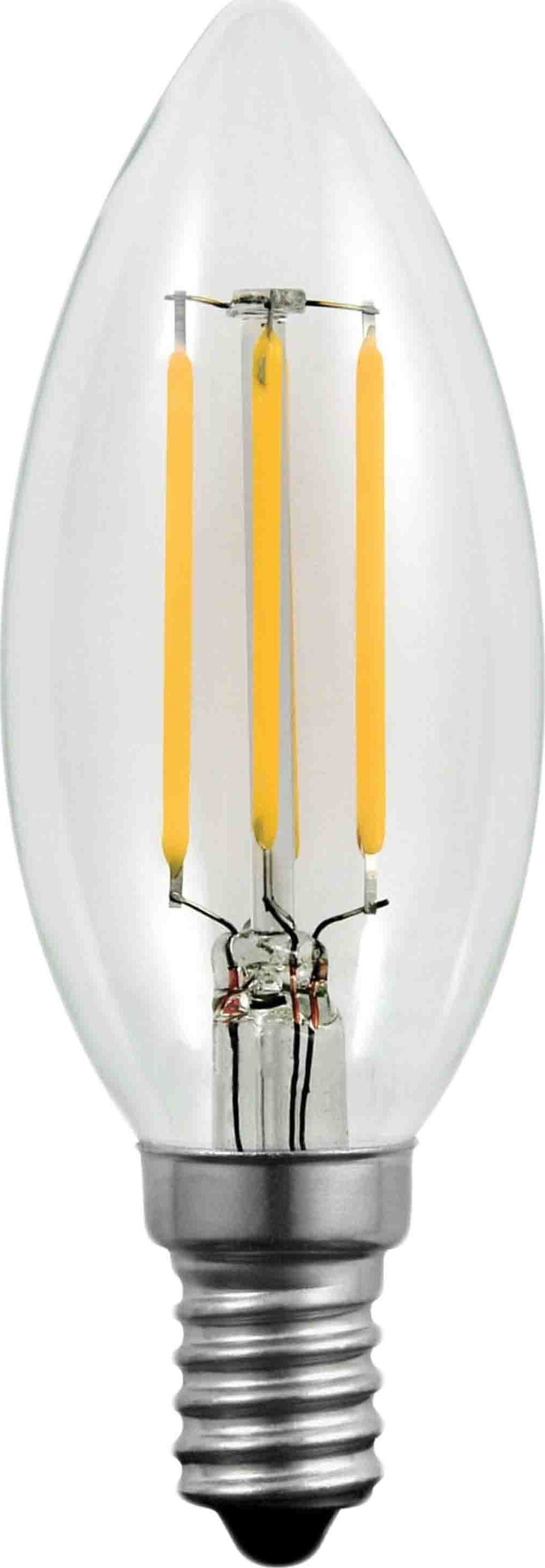 LUMILIGHT Żarówka LED świeca C37 FLM E14 5,5W Ciepła 240381