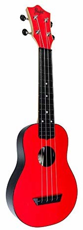 Flight Music Ukuleles Flight Music Ukuleles TUS35 czerwone ukulele sopranowe, mocne tworzywo sztuczne ABS KPRO-1